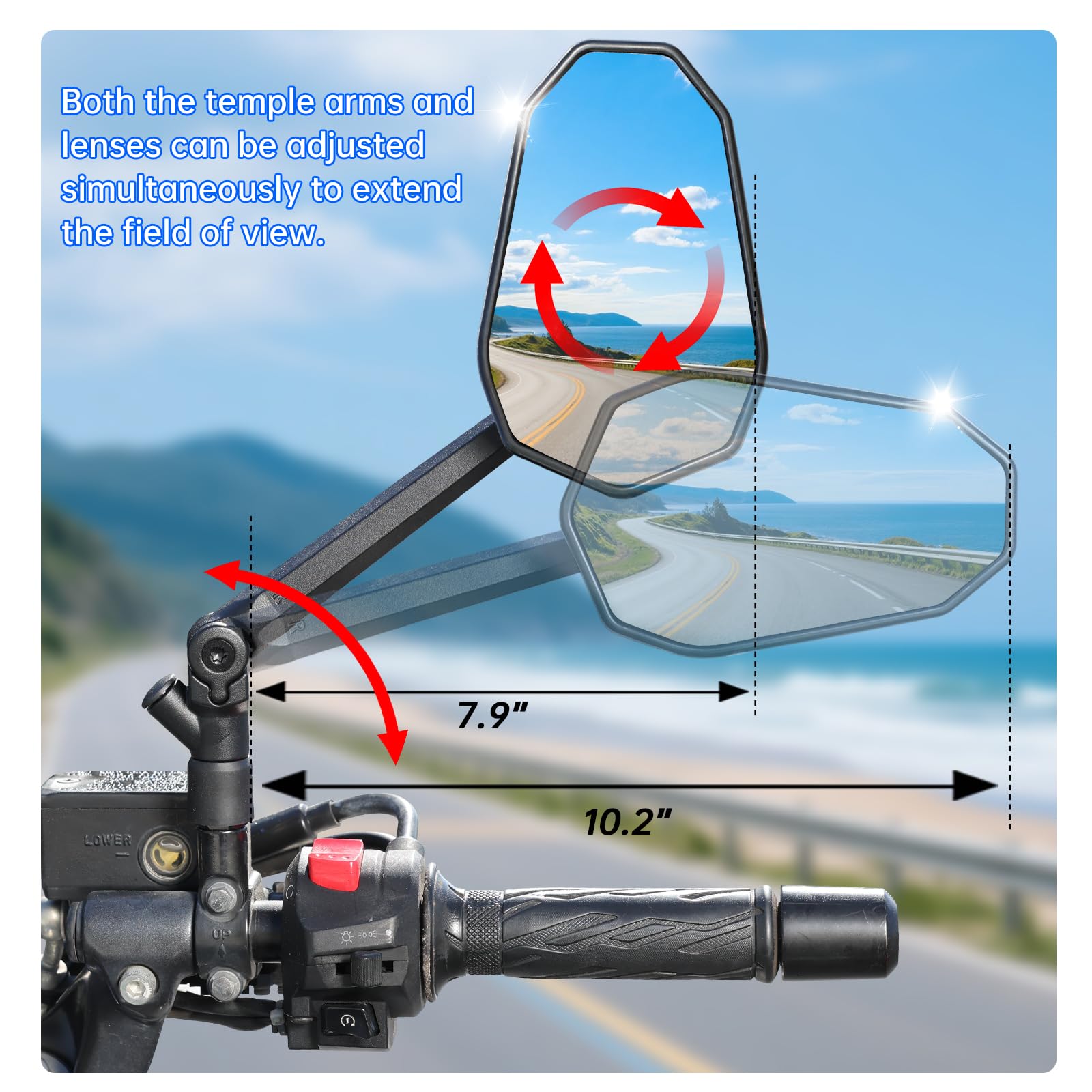 SHEJISI universal 10mm mount fits most bikes for quick setup.