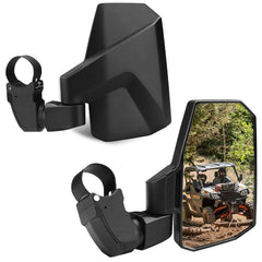 SHEJISI UTV mirrors demonstrate spring-back action for quick realignment