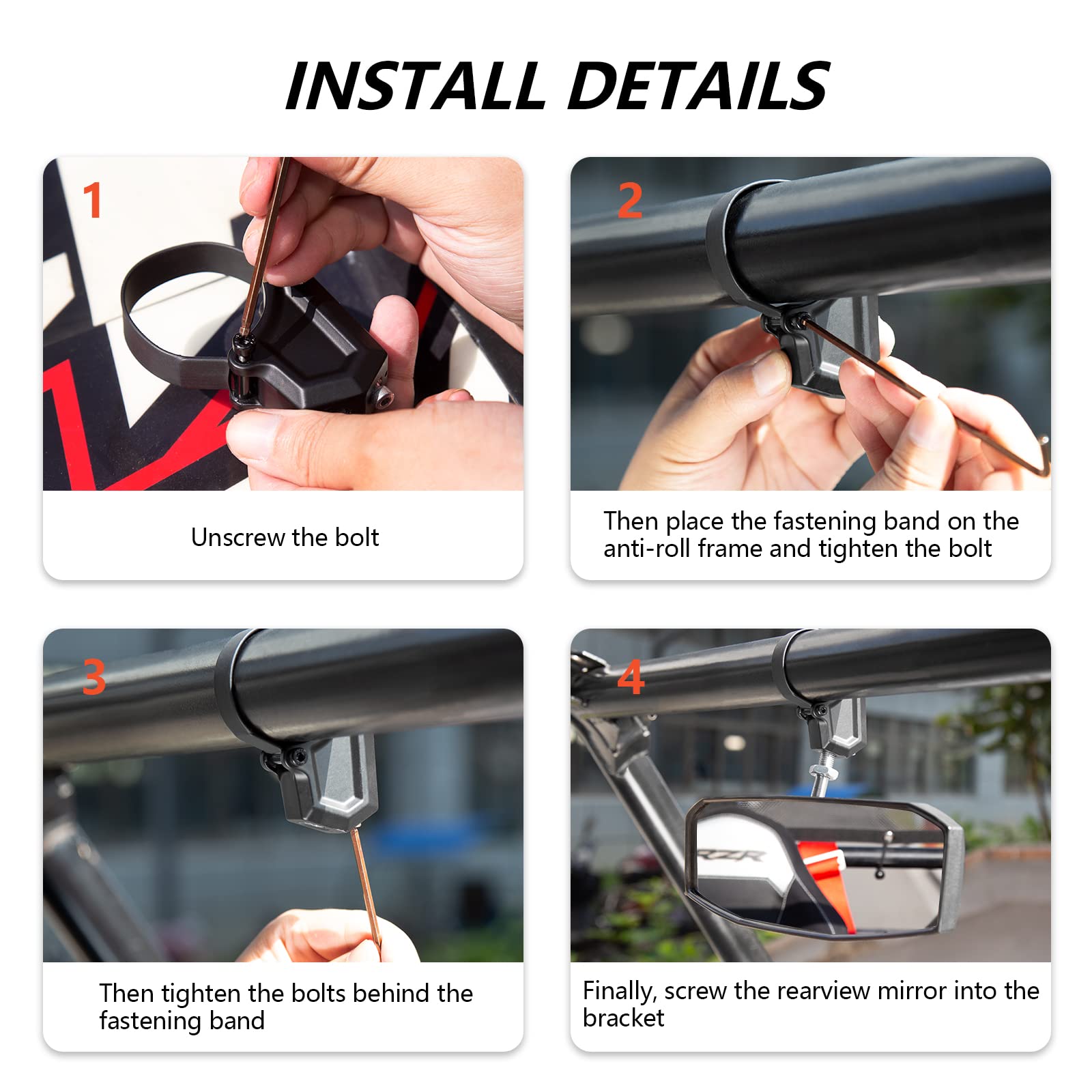 SHEJISI convex anti-glare glass provides clear wide-angle view