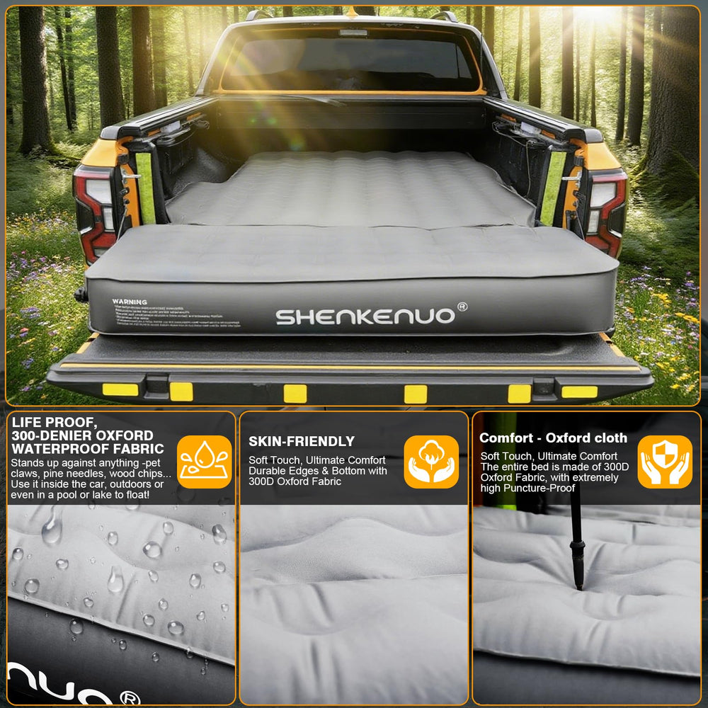 SHENKENUO 5–5.5 ft length provides snug stability in truck beds.