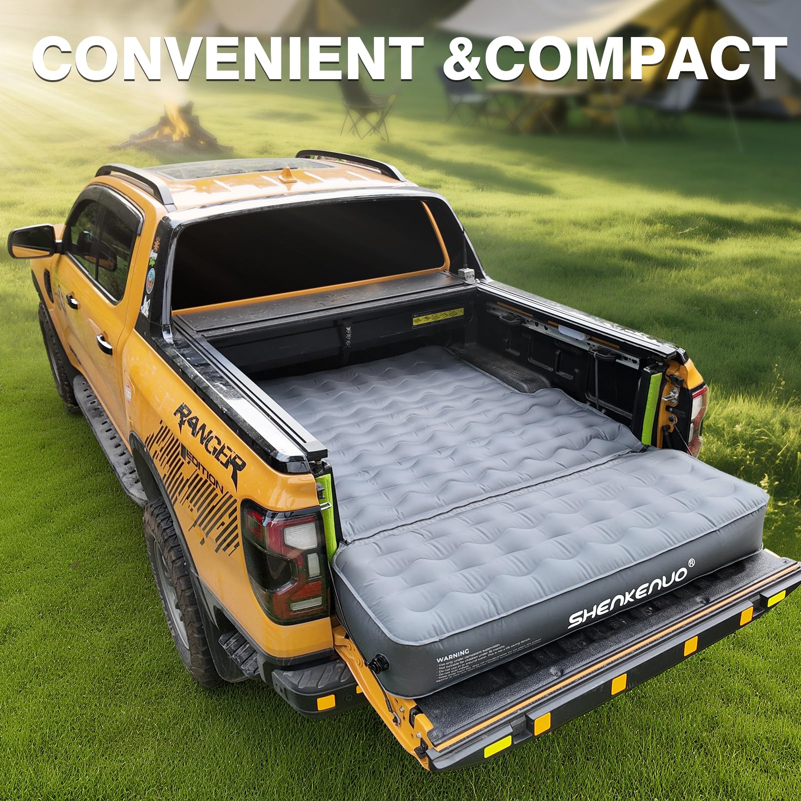 SHENKENUO anti-slip design helps keep the mattress in place during driving.
