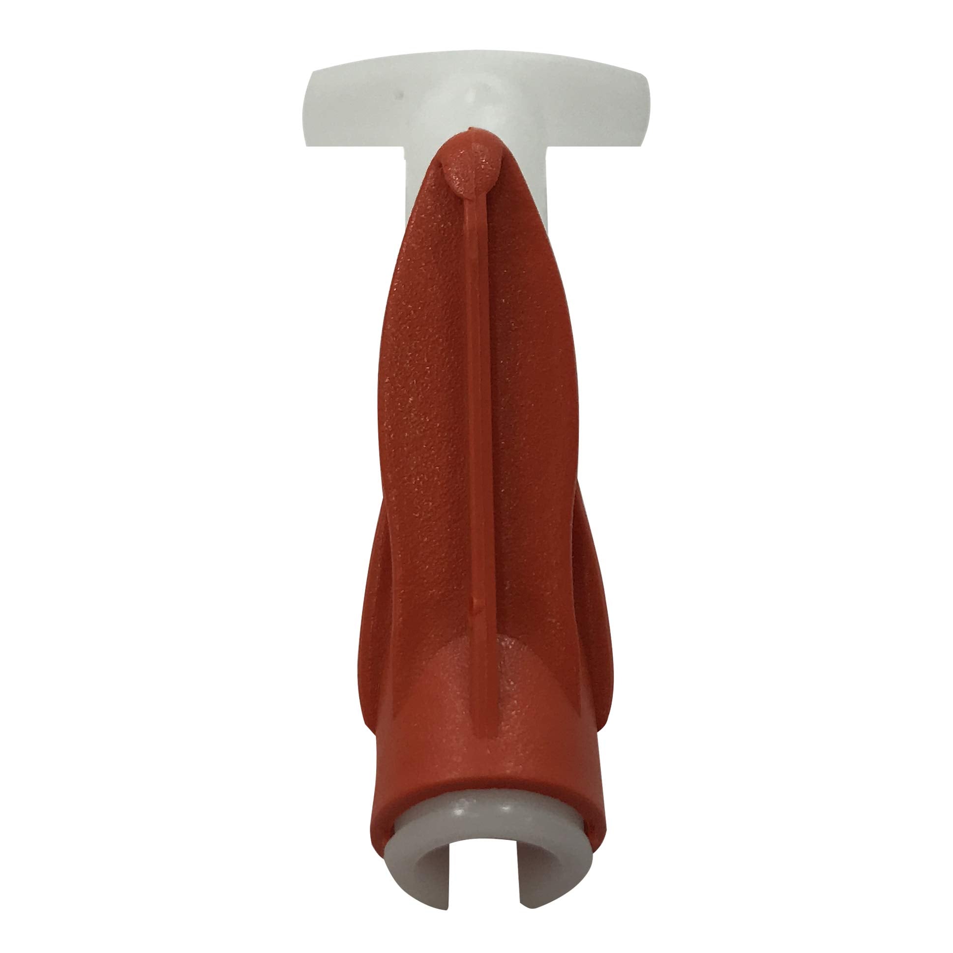 Orange Sherco-Auto loom tool protects insulation while wires slide into loom.