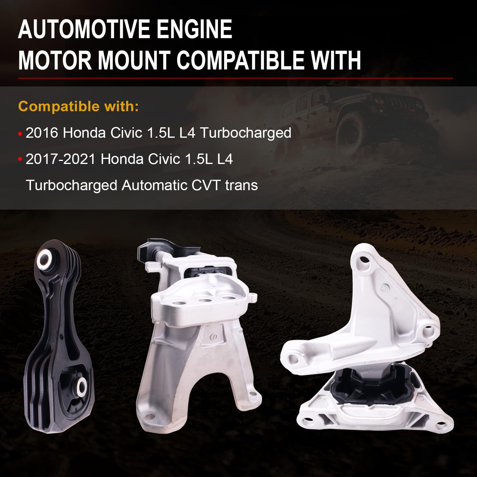 SHERXIBO torque strut mount supports reduced engine movement during acceleration