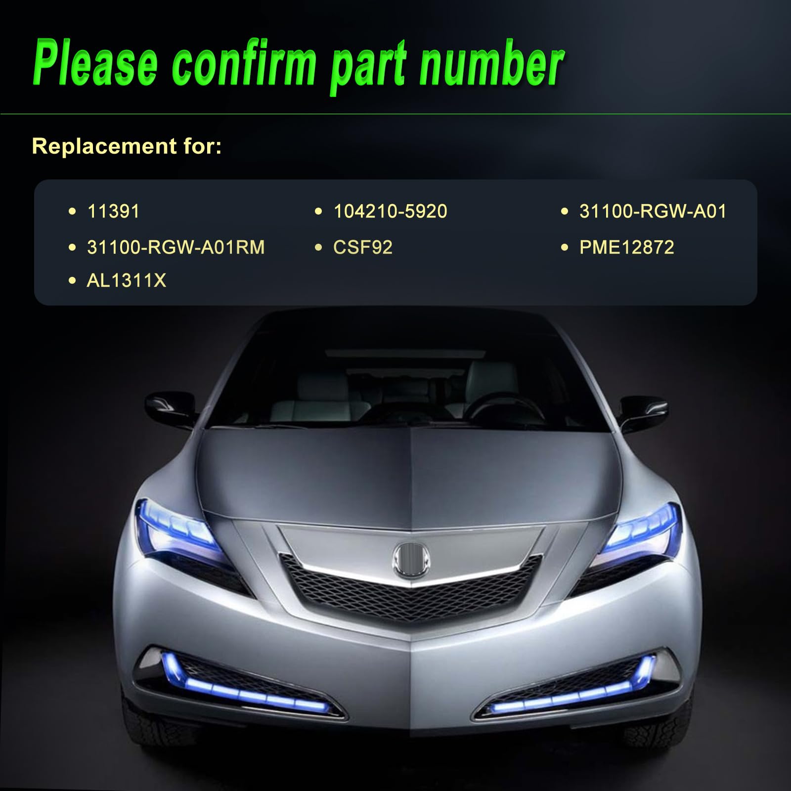 SHICHU alternator label closeup confirms authenticity and model compatibility.