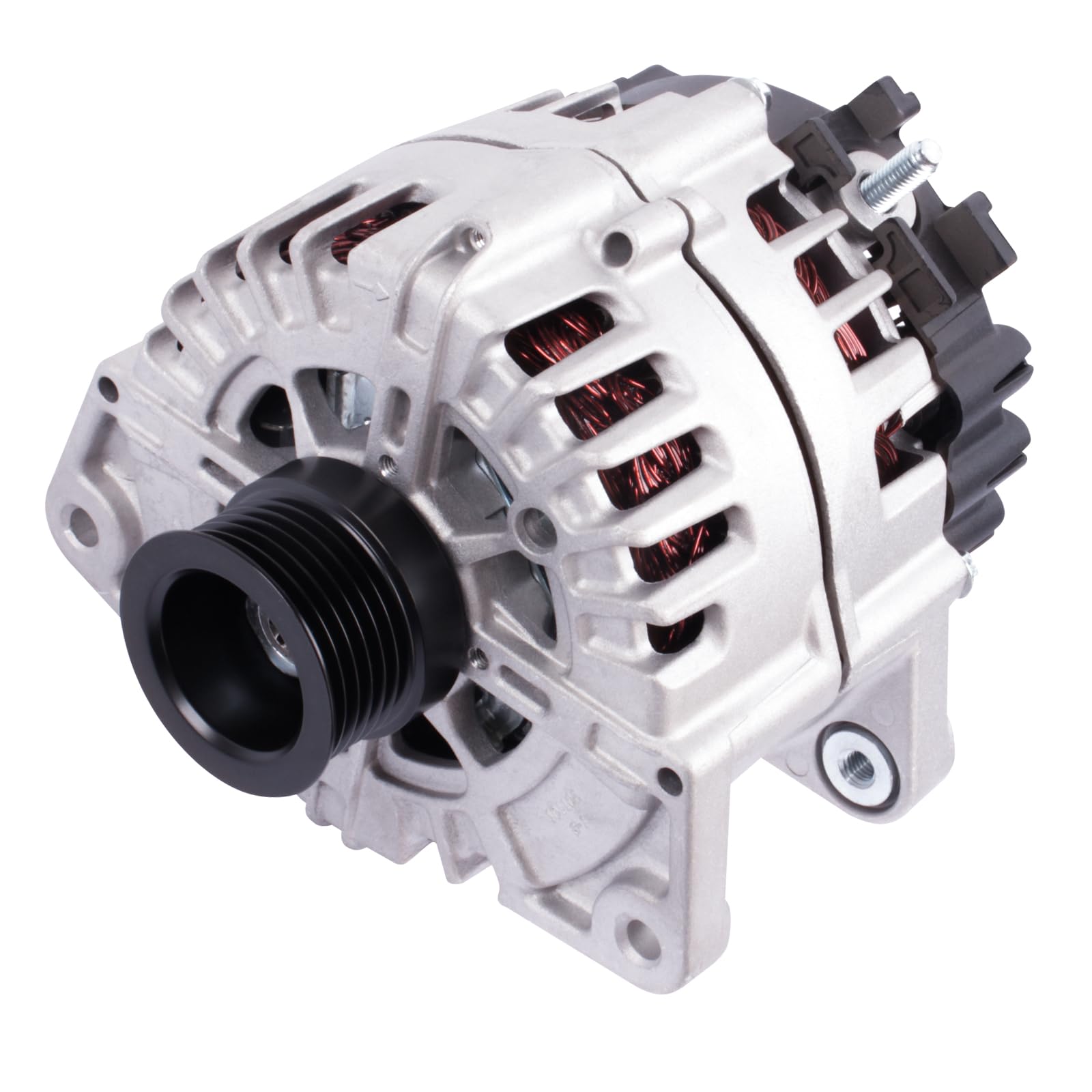 SHICHU alternator packaging for Mercedes compatibility, ready for installation.