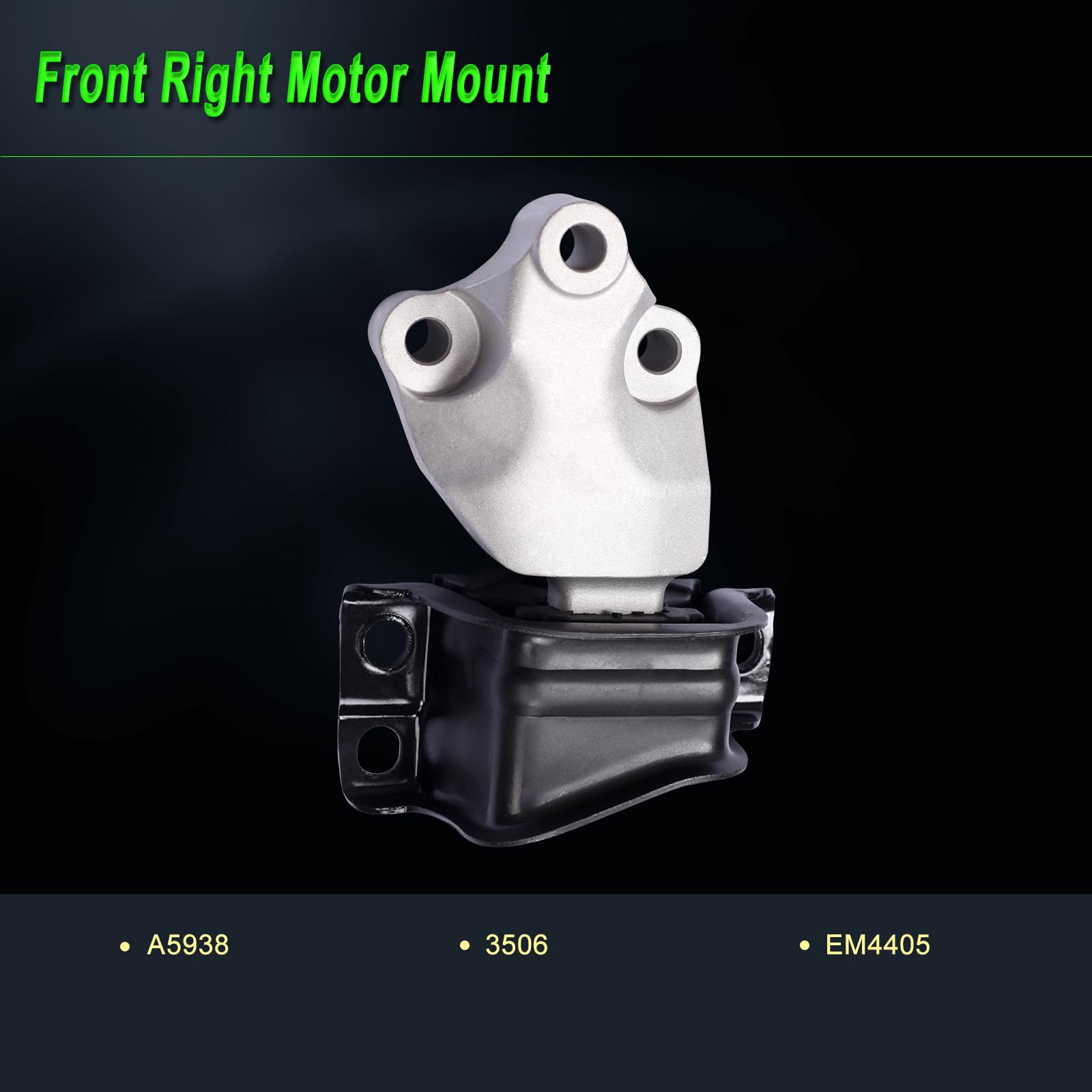 SHICHU Ram ProMaster front right motor mount minimizes engine movement