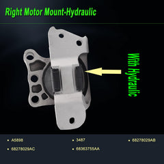 SHICHU engine mount kit with three mounting components