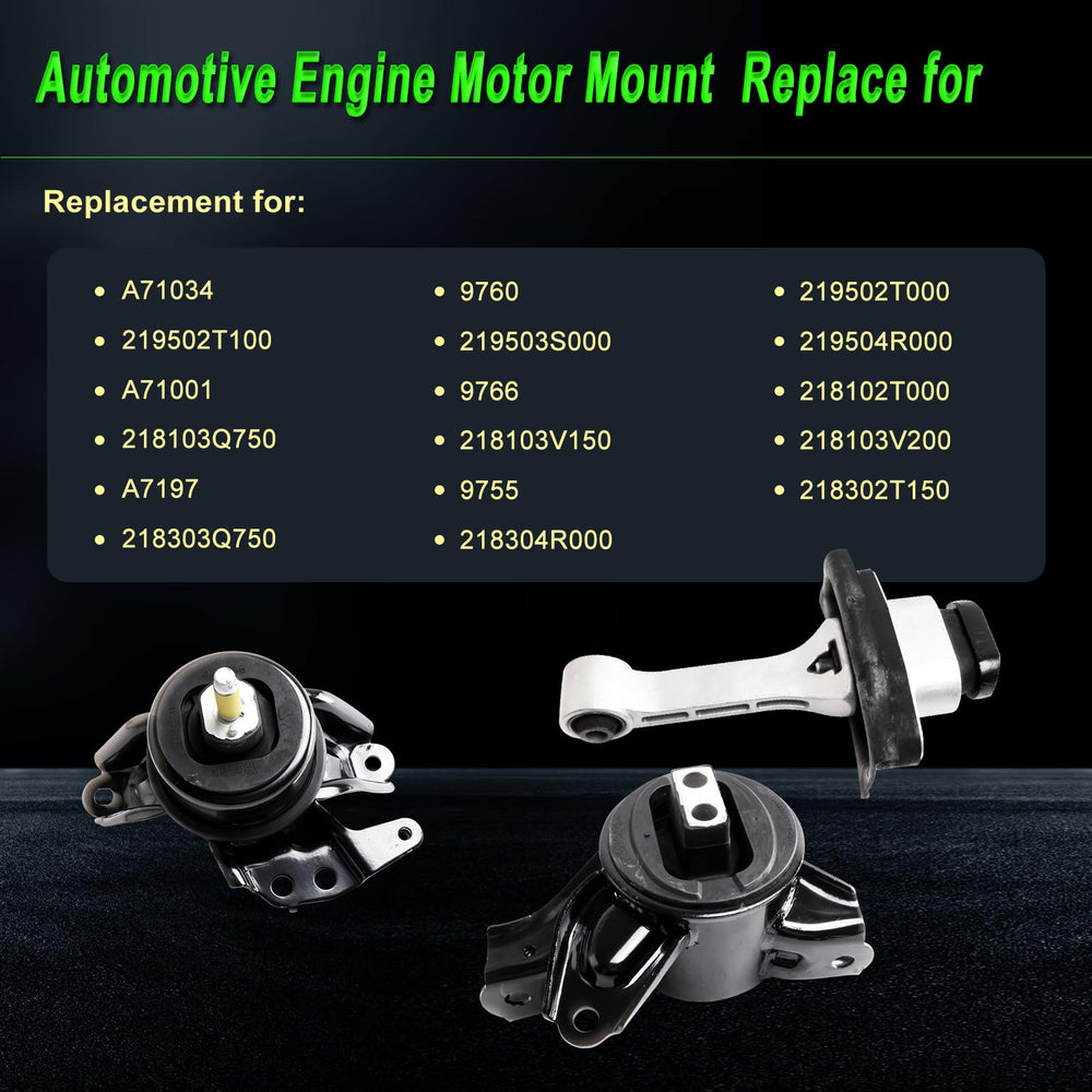 SHICHU left transmission mount helps reduce drivetrain stress during shifts