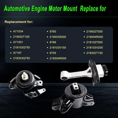 SHICHU left transmission mount helps reduce drivetrain stress during shifts