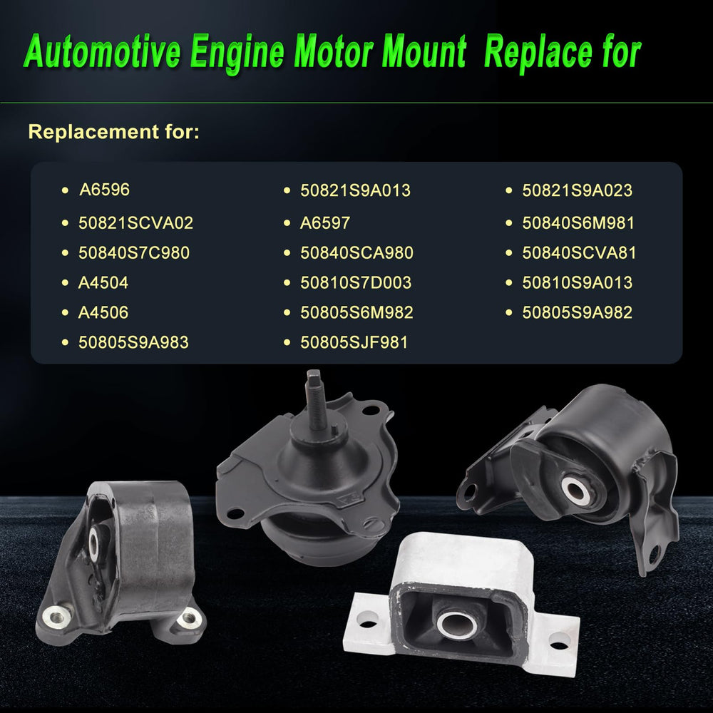 SHICHU rear engine mount for CR-V 2.4L minimizes engine movement for stability.