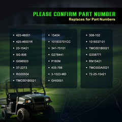 SHICHU EZ-GO Medalist compatible starter generator simplifies maintenance on gas carts