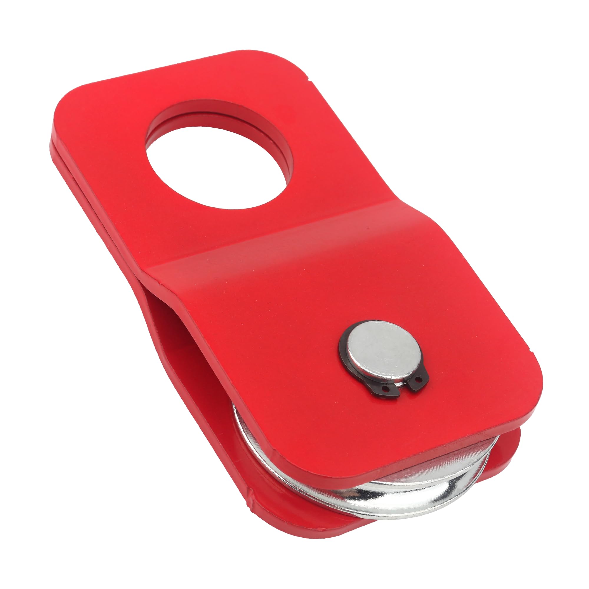 Shiguan Winch Snatch Block 8000lbs box shows sturdy steel build for ATV recoveries.