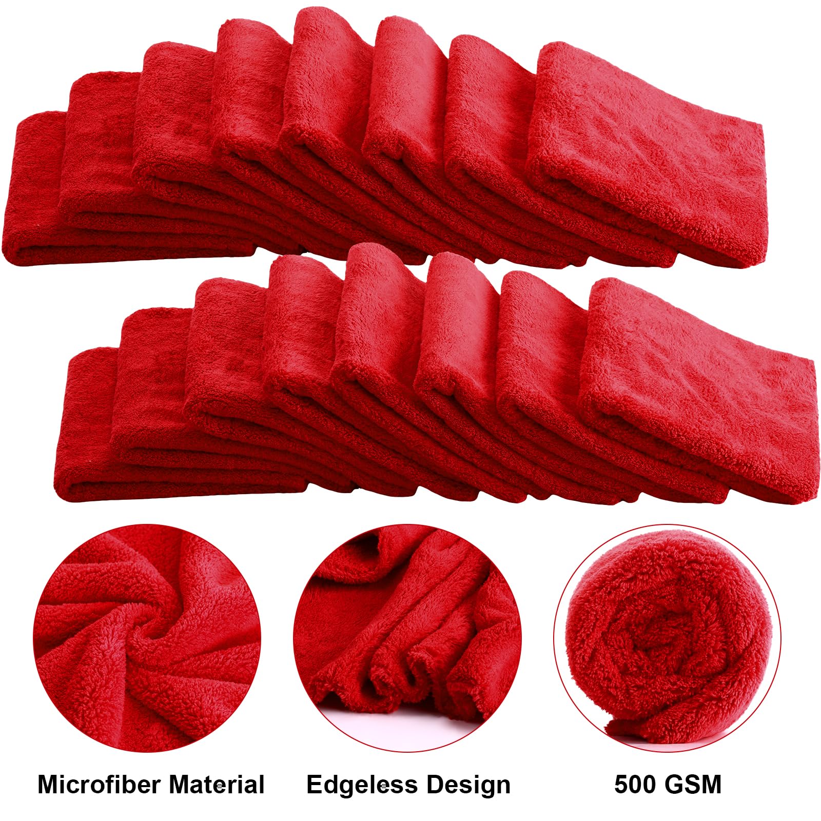 Shimeyao 30-pack towels provide bulk value for polishing and drying.
