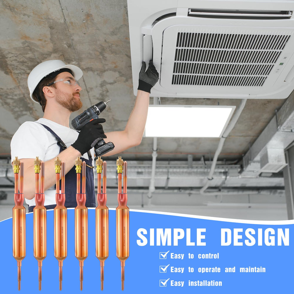Shimeyao filter drier 9-inch length suited for compact installations.