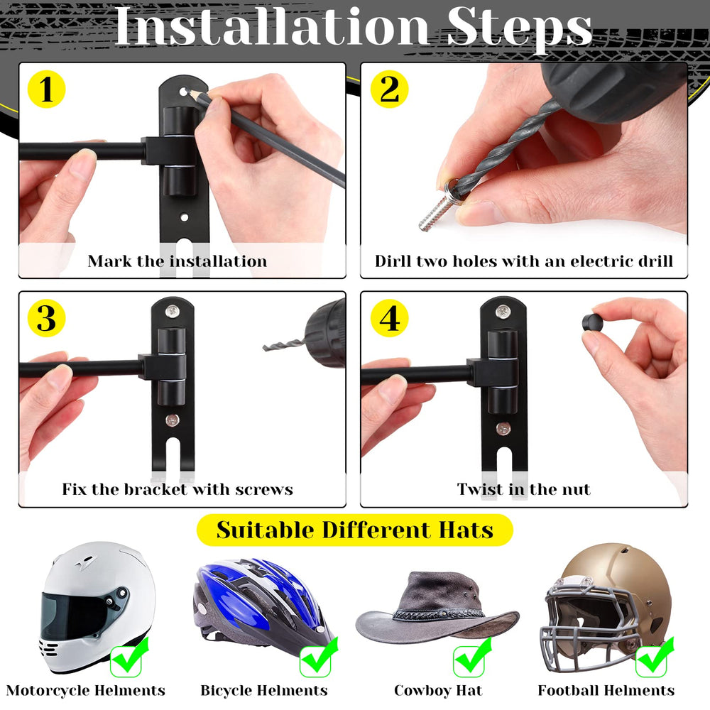 Shimeyao ball-shaped helmet hanger protects helmet shape and profile