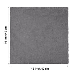 Shimeyao gray microfiber towels offer high absorbency for fast drying and minimal residue.