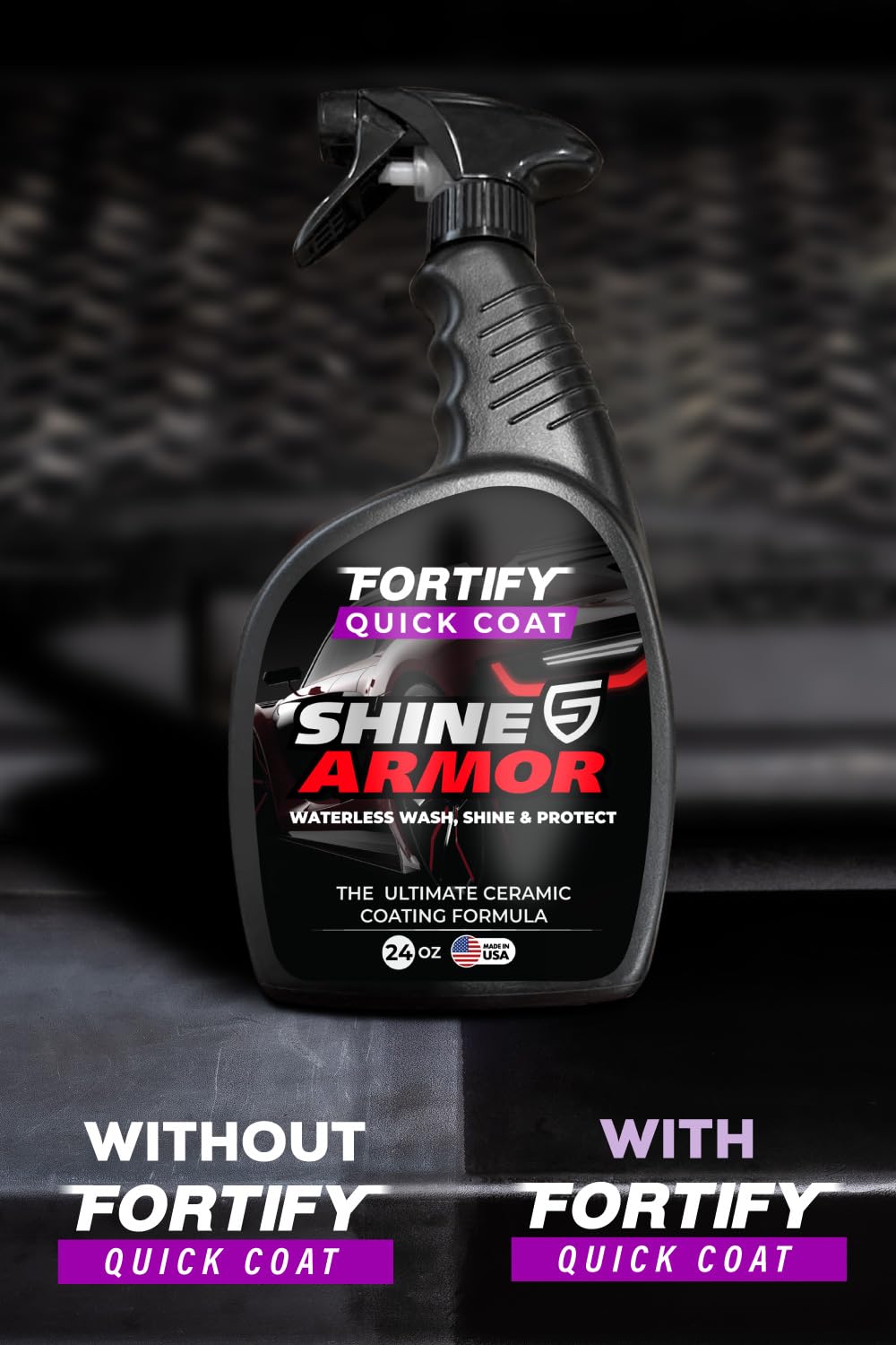 SHINE ARMOR Fortify Quick Coat in 15-minute bonding process for quick protection