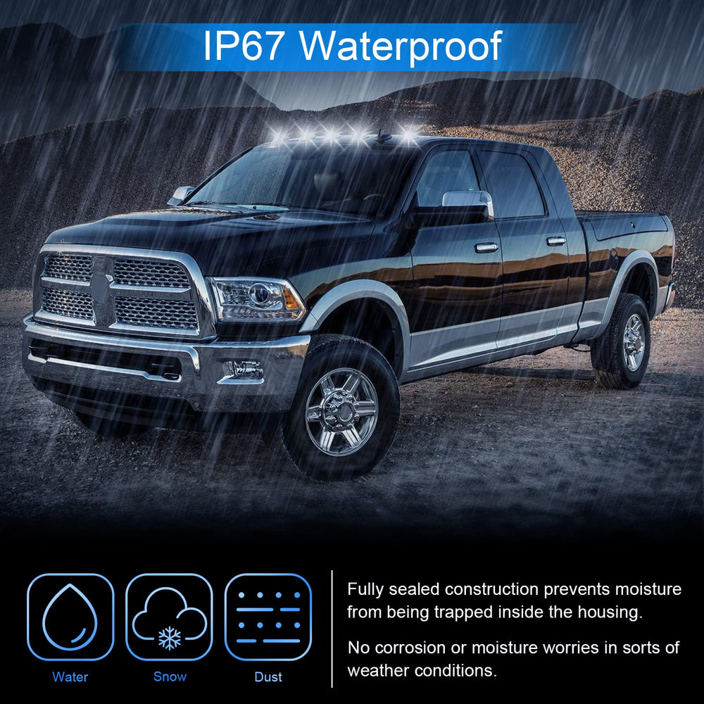 SHINEFIT five-strip LED design delivers brighter truck aesthetics.