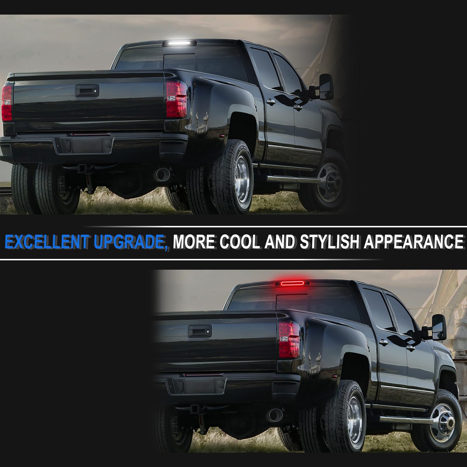 SHINEFIT laser SMD LED chips provide ultra-bright rear signaling.