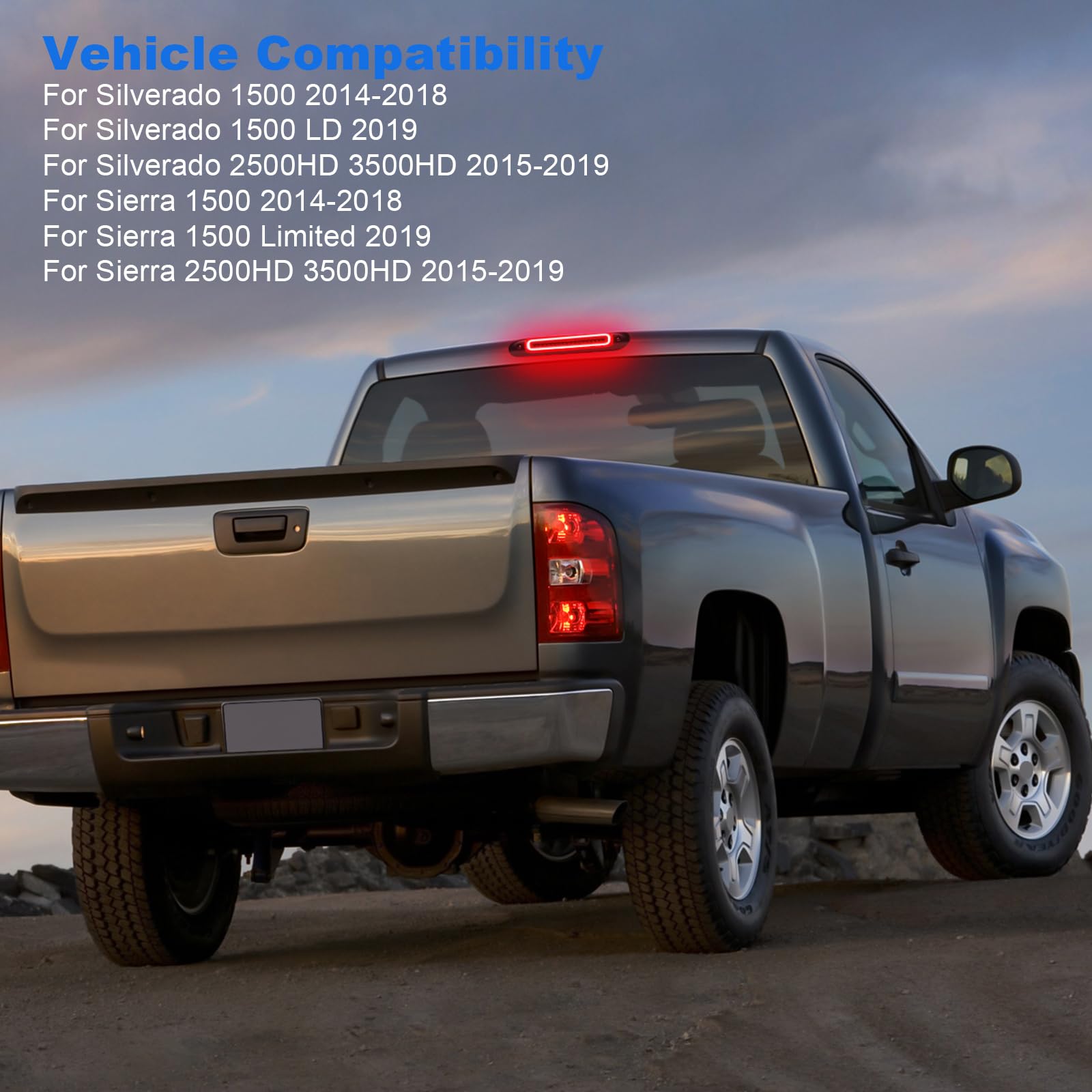 SHINEFIT high-brightness brake light improves visibility at night.