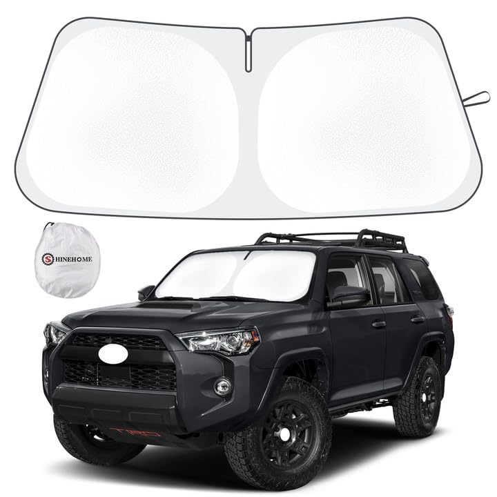 SHINEHOME 4Runner sun shade front window blocks UV and keeps cabin cooler