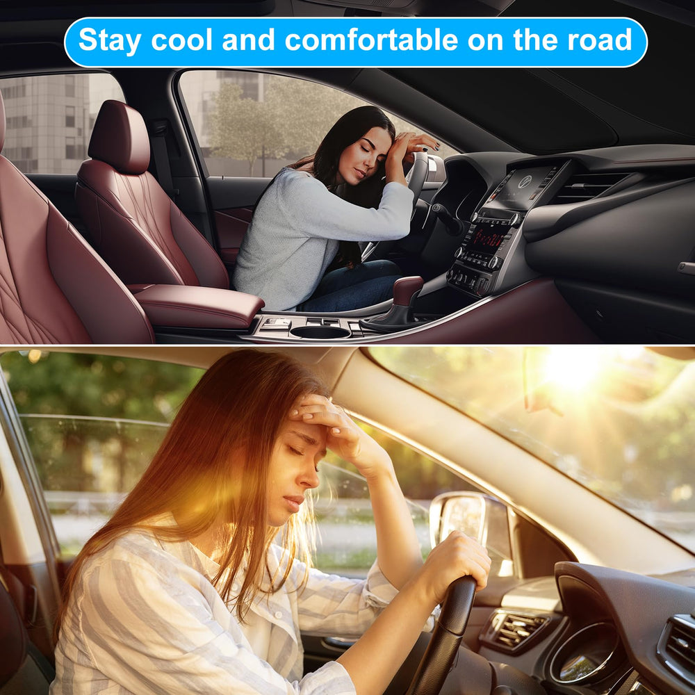 SHINEHOME Camry sunshade double-layer design protects interior from sun exposure