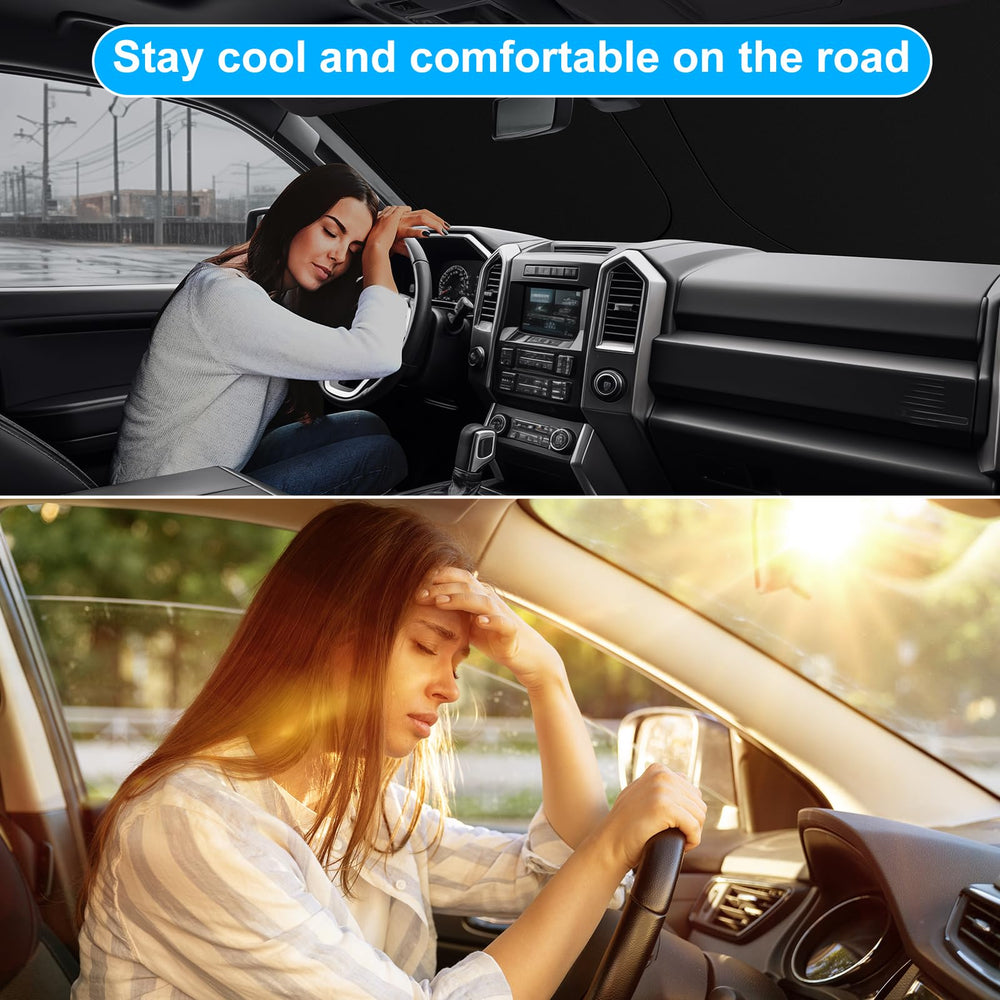 Double-layer design provides interior protection and reduces sun glare.