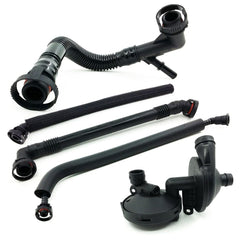 SHINEHOME PCV hose kit for BMW E46 front view, ready for reliable crankcase ventilation.