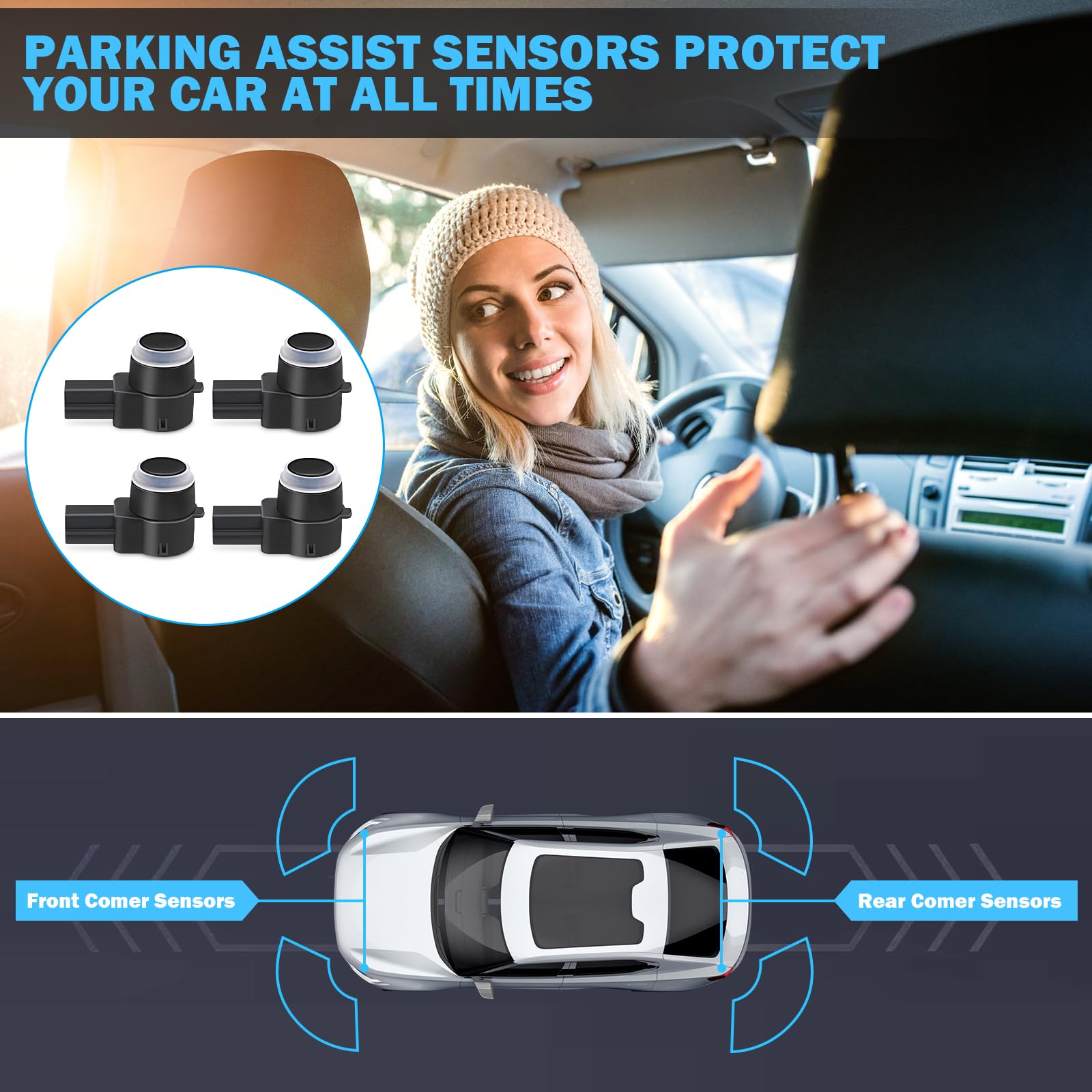 Close-up of SHINEHOME PDC sensor lens for reliable sensing