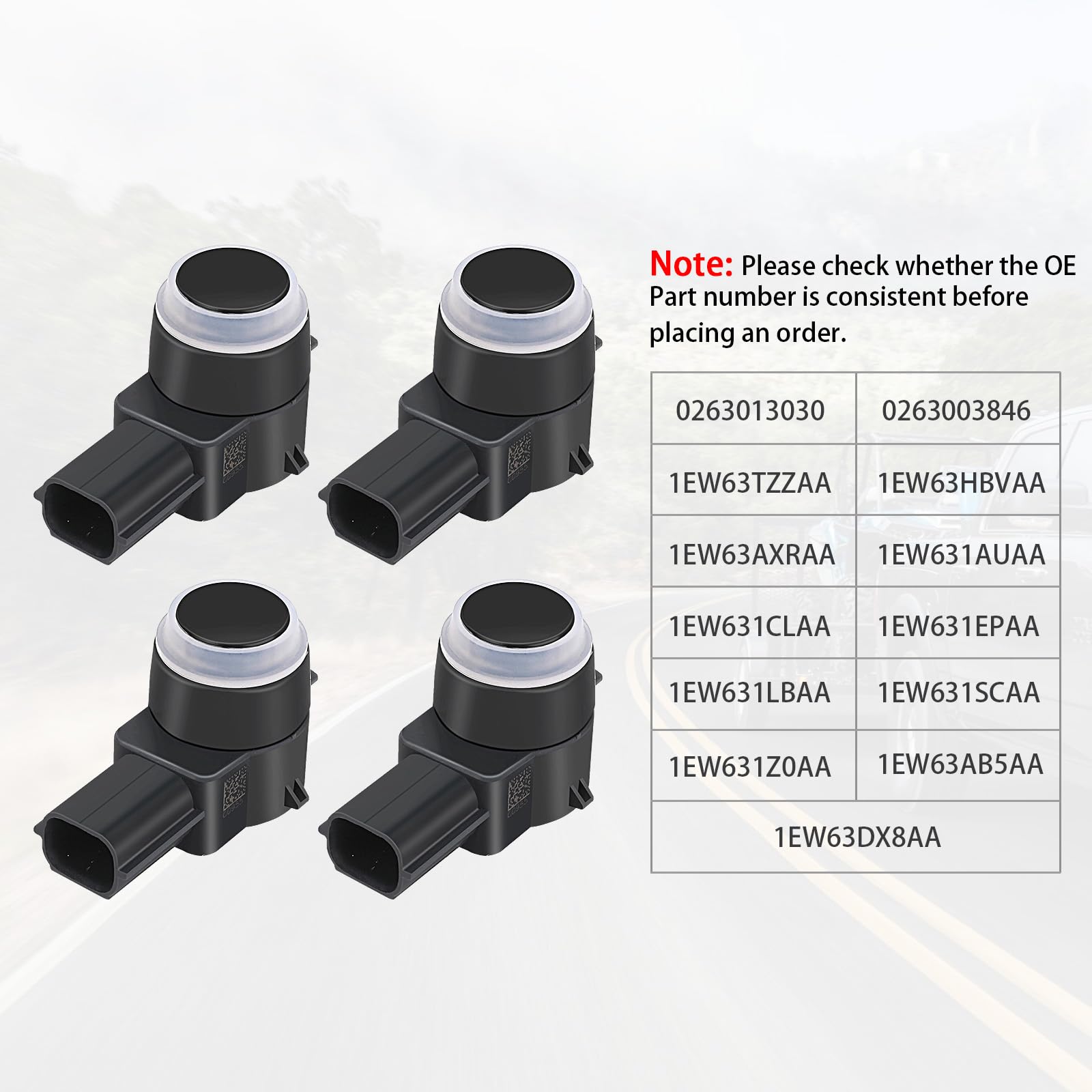 SHINEHOME PDC sensor front bumper enhances forward obstacle awareness