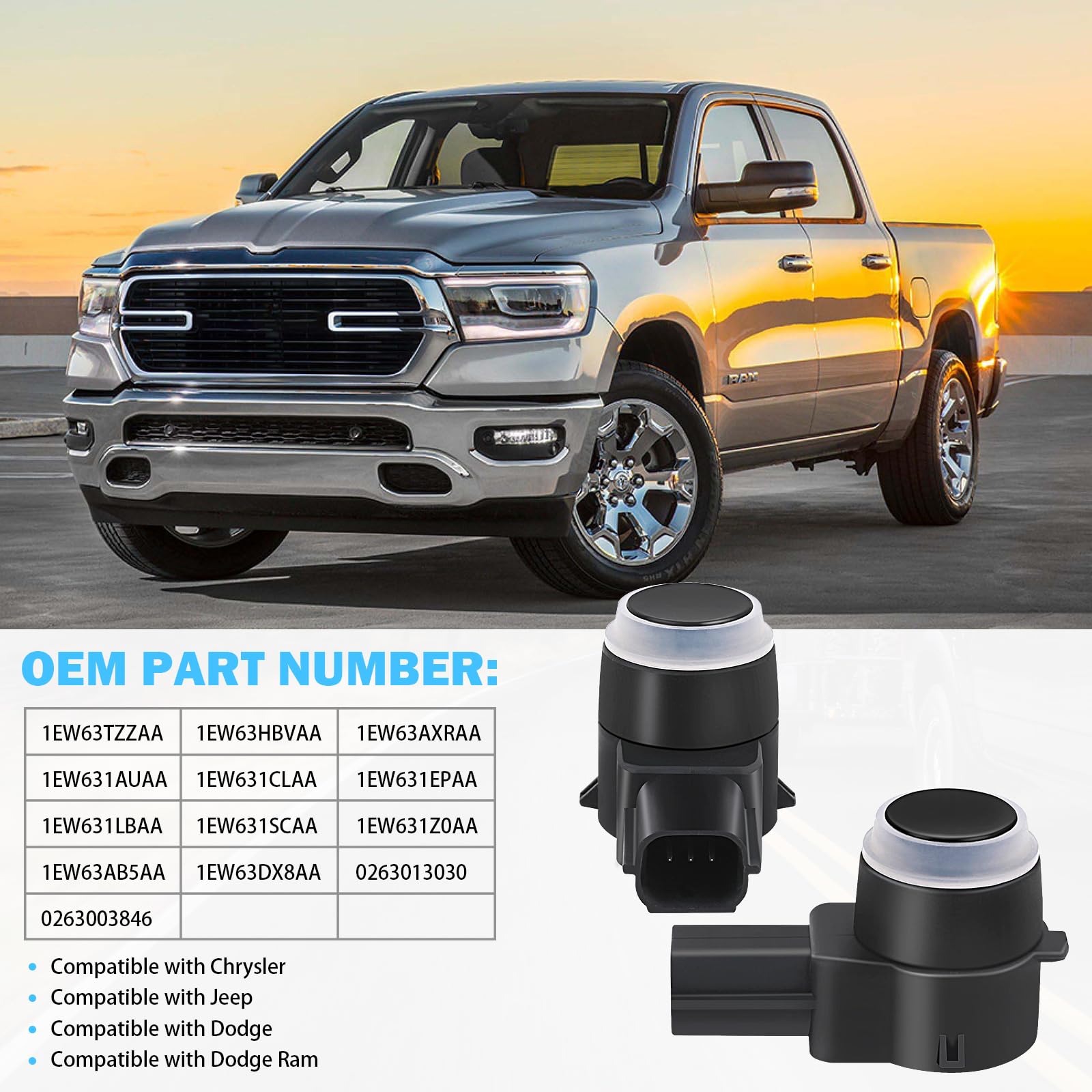 Jeep Commander compatibility showcase with SHINEHOME PDC sensors