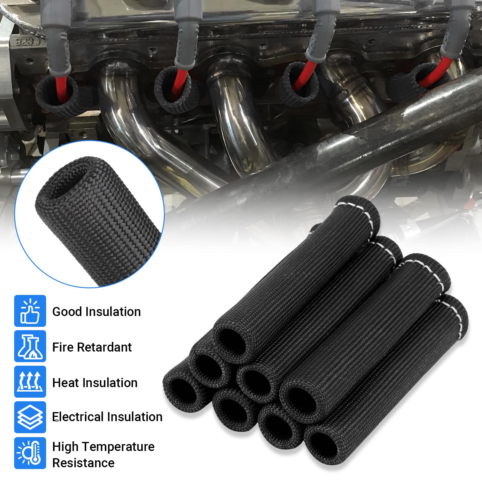 SHINEHOME slip-on installation for fast, tool-free boot protection