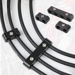 SHINEHOME spark plug wire clamp holder secures wiring under the hood.