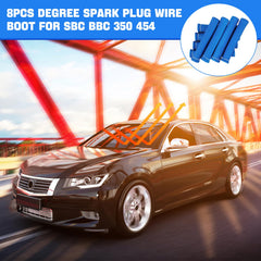 SHINEHOME spark plug boot sleeve coverage helps prevent heat damage.