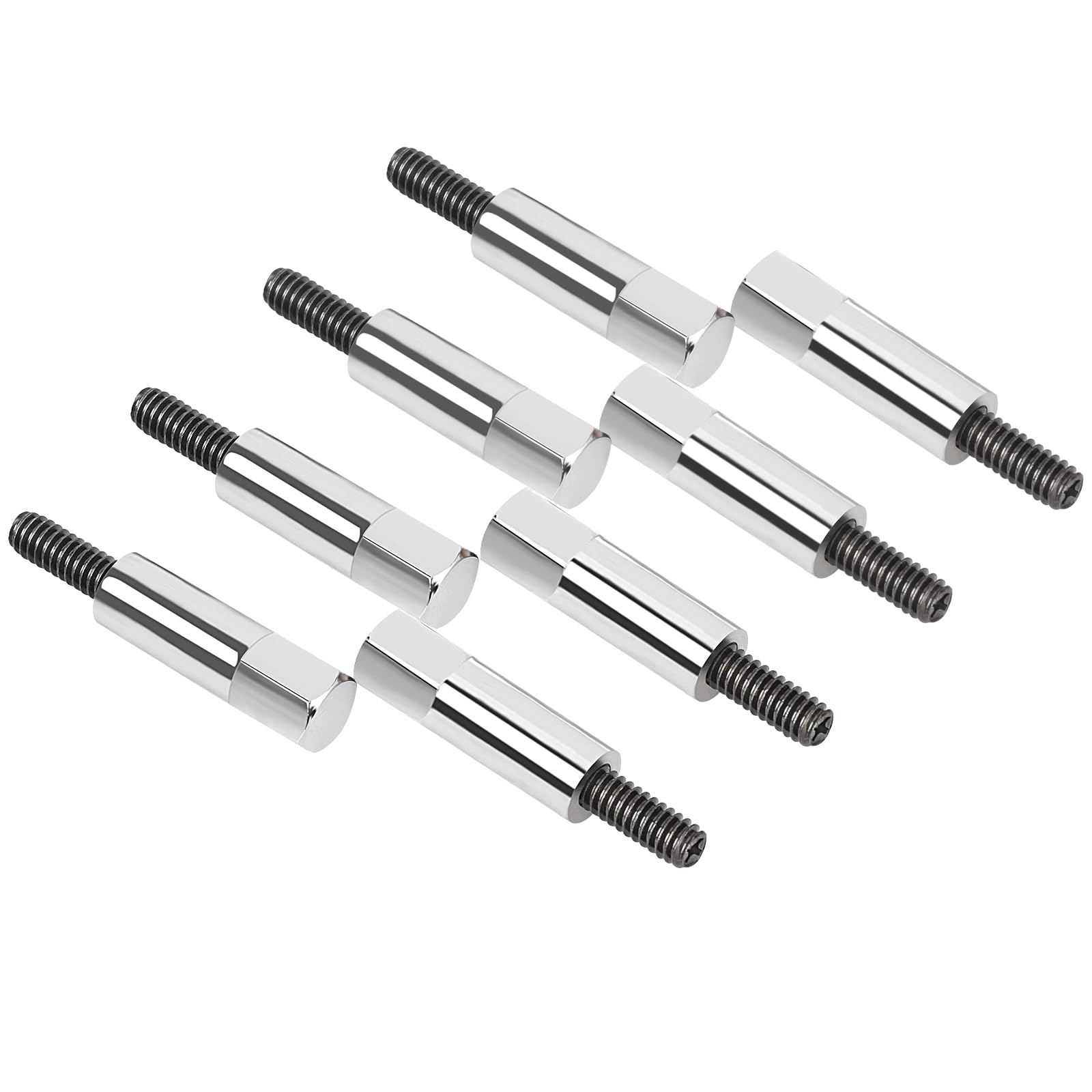 SHINEHOME valve cover bolts kit in chrome finish, durable and reliable for small block Chevy.