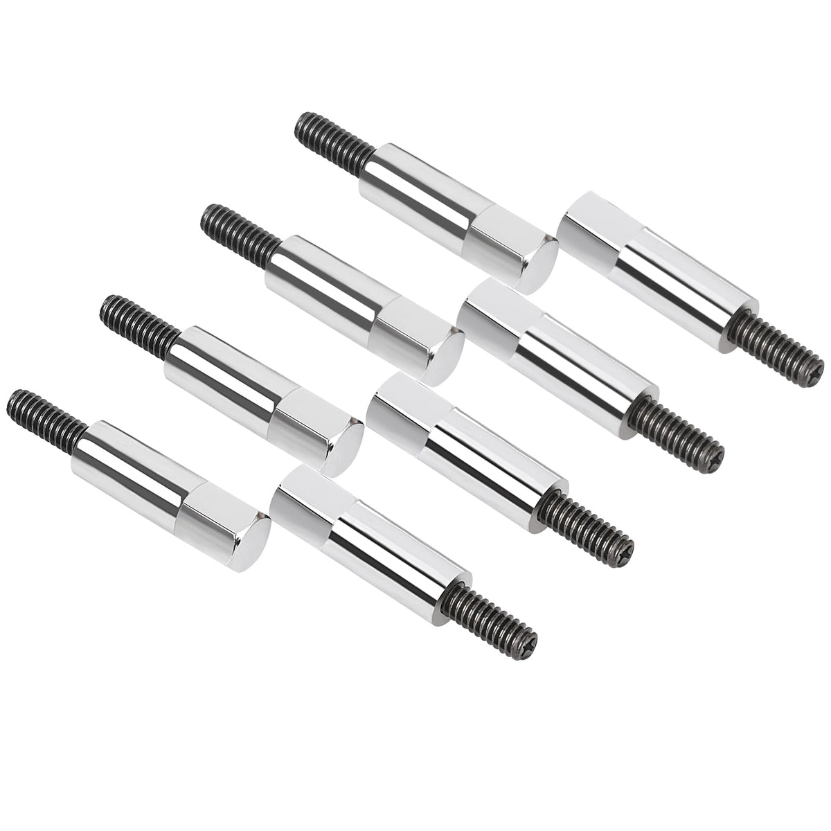 SHINEHOME valve cover bolts kit in chrome finish, durable and reliable for small block Chevy.