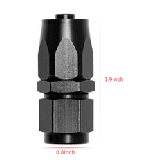 Shineyoo 6AN straight end fitting 4-pack for braided lines