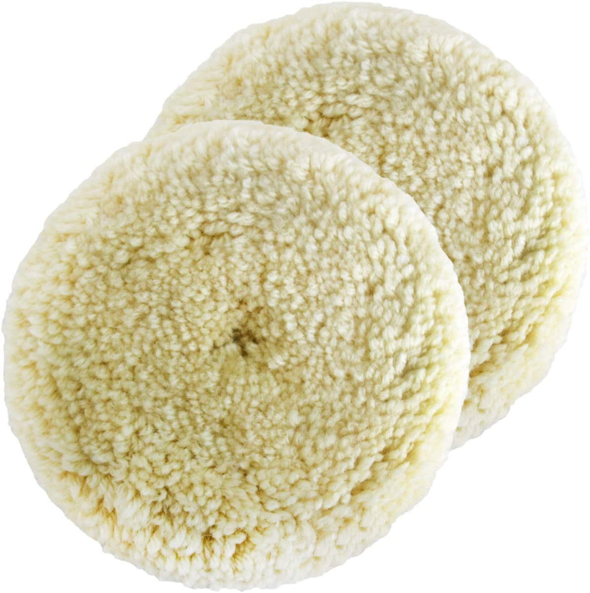 Shineyoo 7-inch wool buffing pad kit packaging showing premium low-linting fibers for smooth polishing