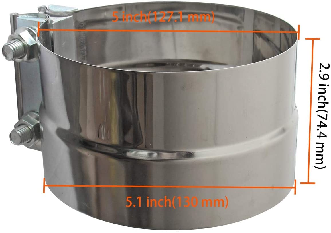 Shineyoo 5inch installation closeup shows easy installation and secure fit.