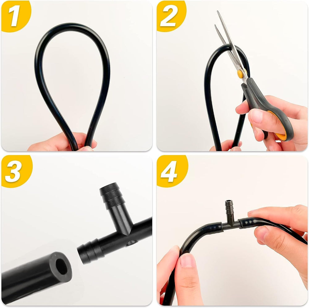 Shineyoo vacuum hose in an engine bay setup for automotive use