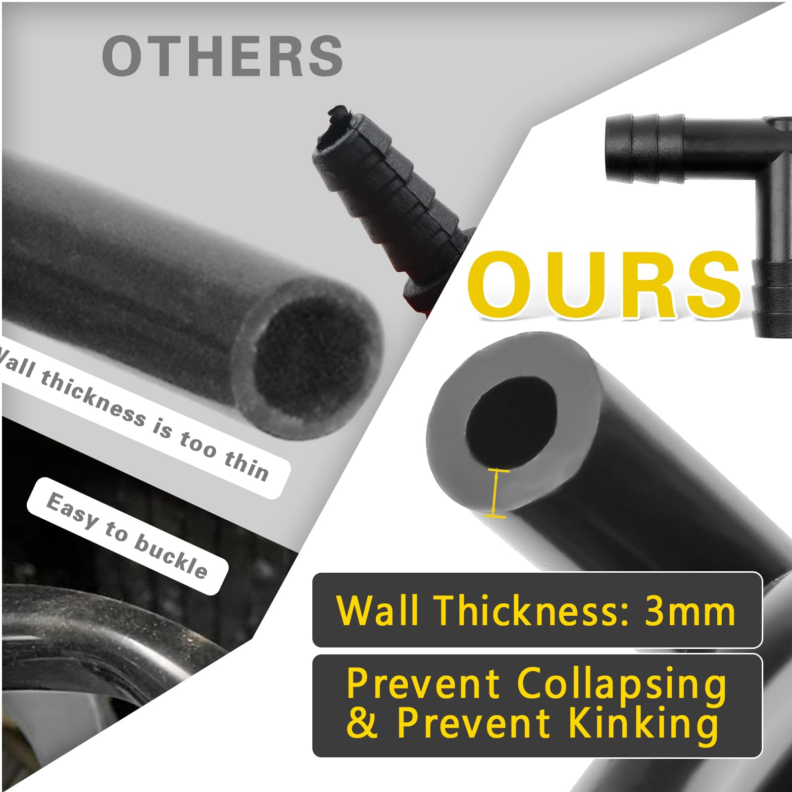 Shineyoo vacuum hose demonstrating wide temperature range for diverse conditions
