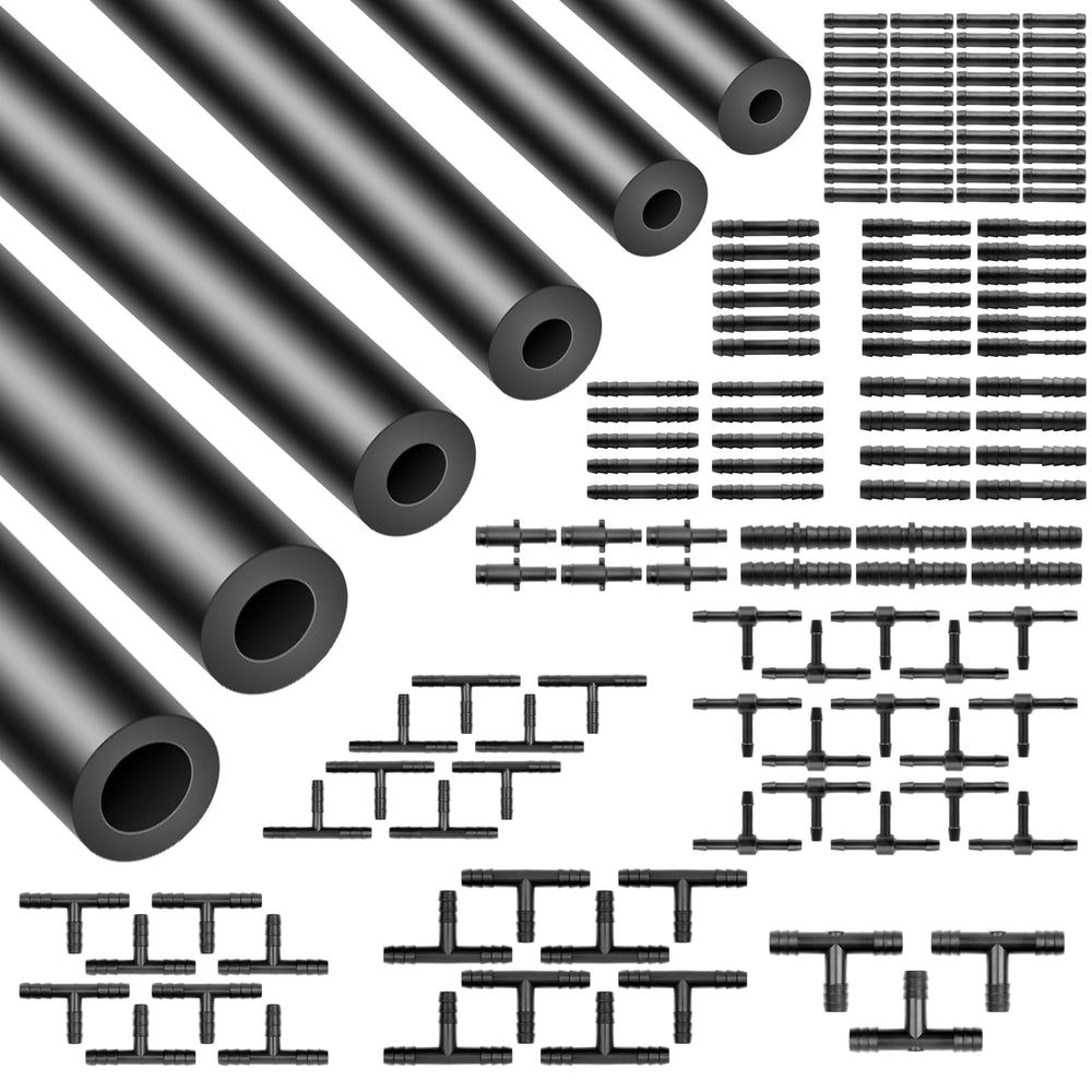 Shineyoo silicone vacuum tubing showing 6 sizes for flexible engine bay routing