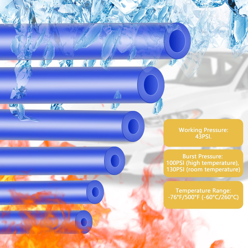 Shineyoo six-size hose set covers 3mm to 10mm for versatility