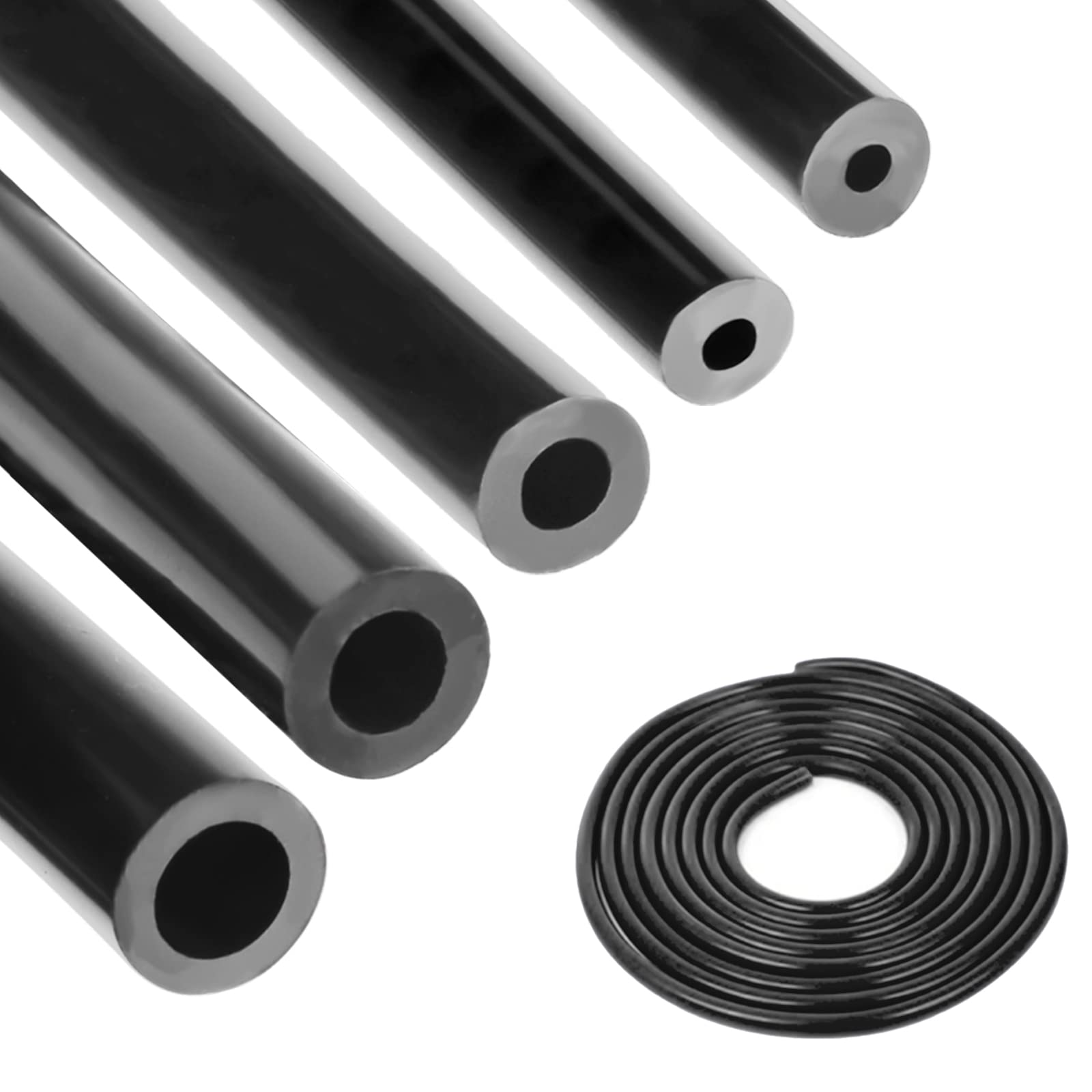 Shineyoo vacuum hose kit 5 sizes 10ft for versatile automotive applications.
