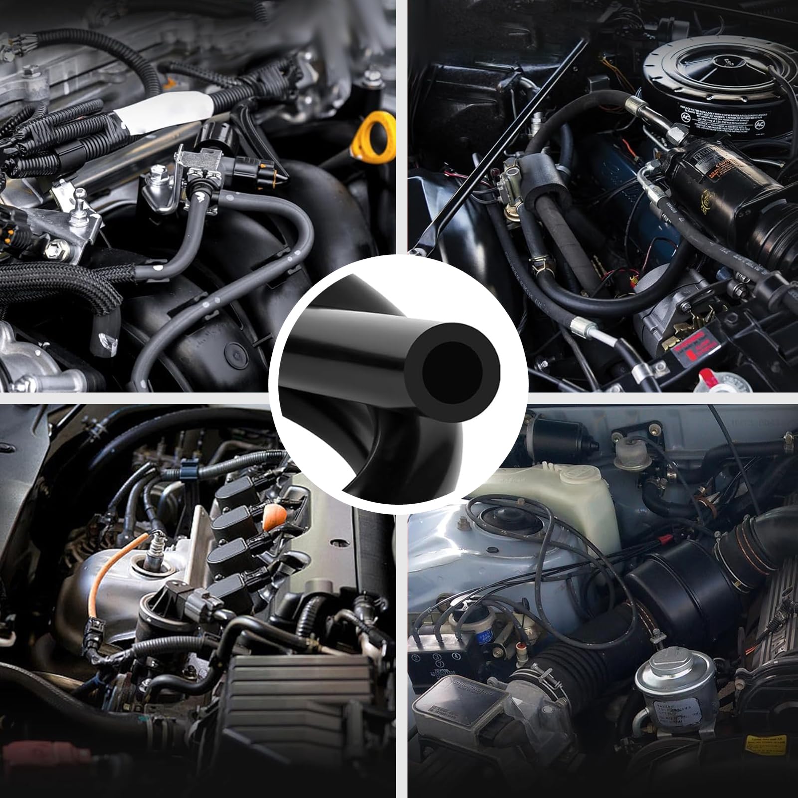 Shineyoo vacuum hose for marine and industrial applications with flexible routing.