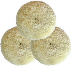 Shineyoo Wool Buffing Pad 7Inch kit close-up of natural wool fibers for fast polishing