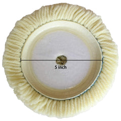 Close-up of Shineyoo natural wool pads highlighting fibers for a smooth finish.