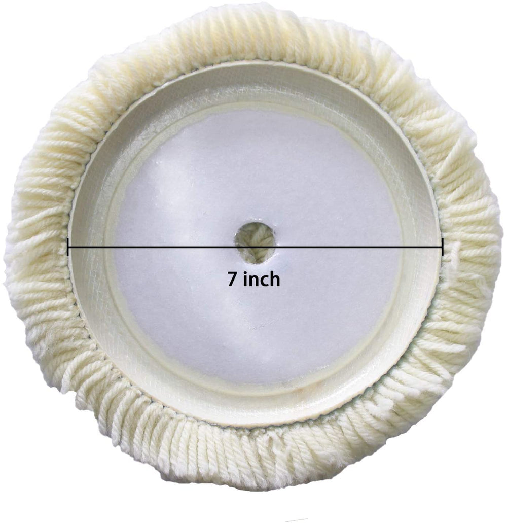 Shineyoo wool pad backing and curved edge for smoother polishing