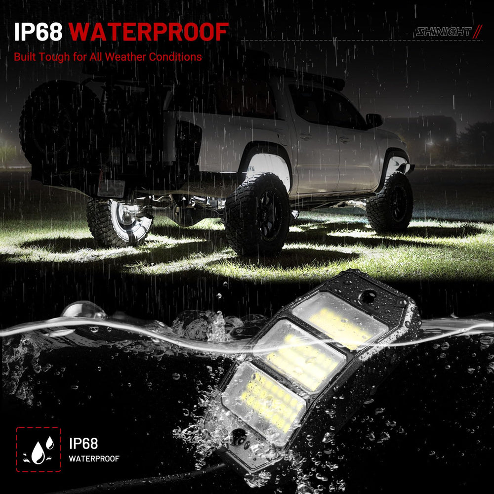 Shinight die-cast aluminum rock lights deliver durable heat resistance