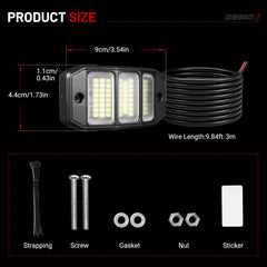 Shinight extension wire 9.84 ft enables flexible underbody installation